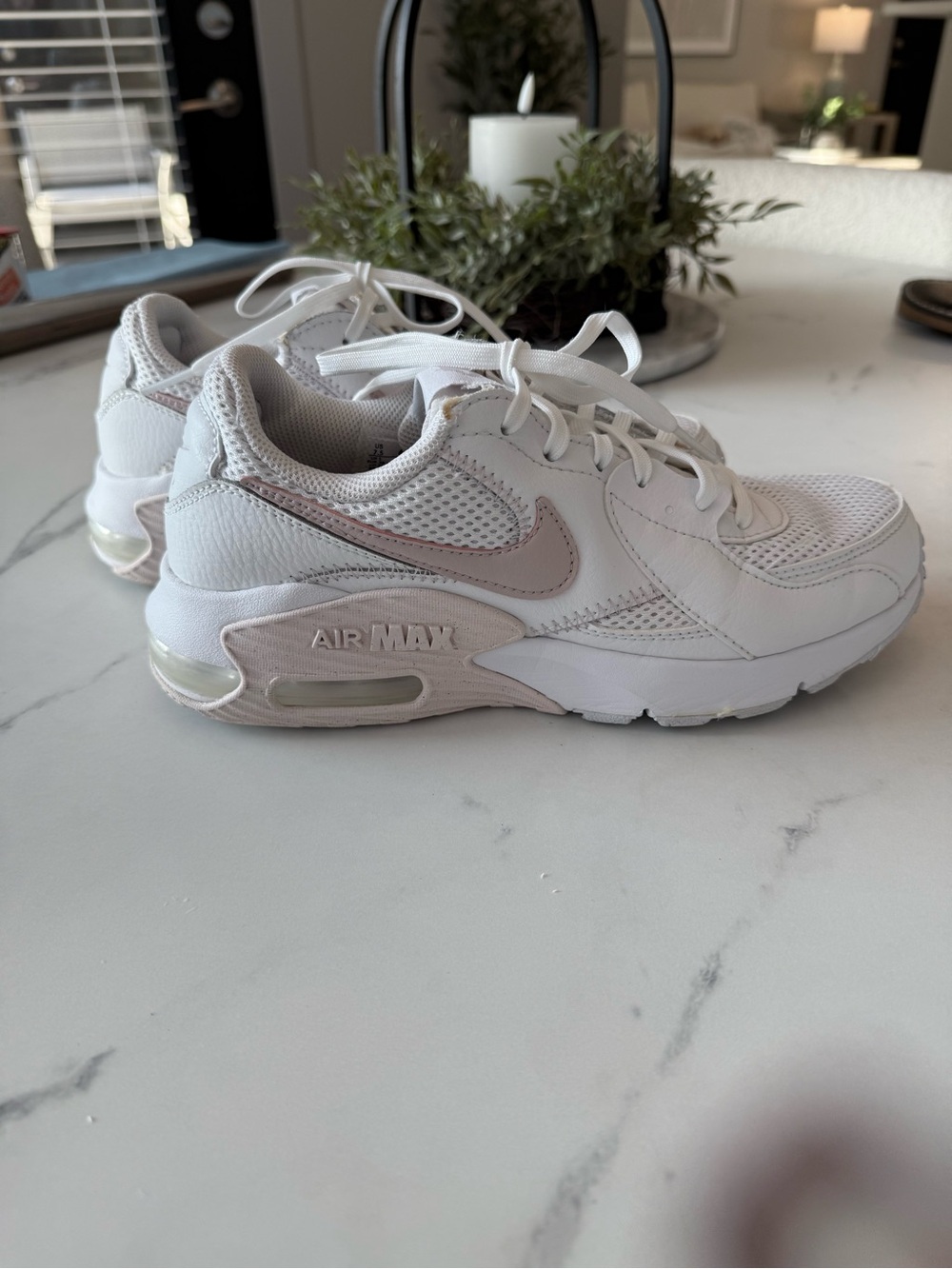 Nike Air Max Excee White Barely Rose Sneakers Women’s 7.5